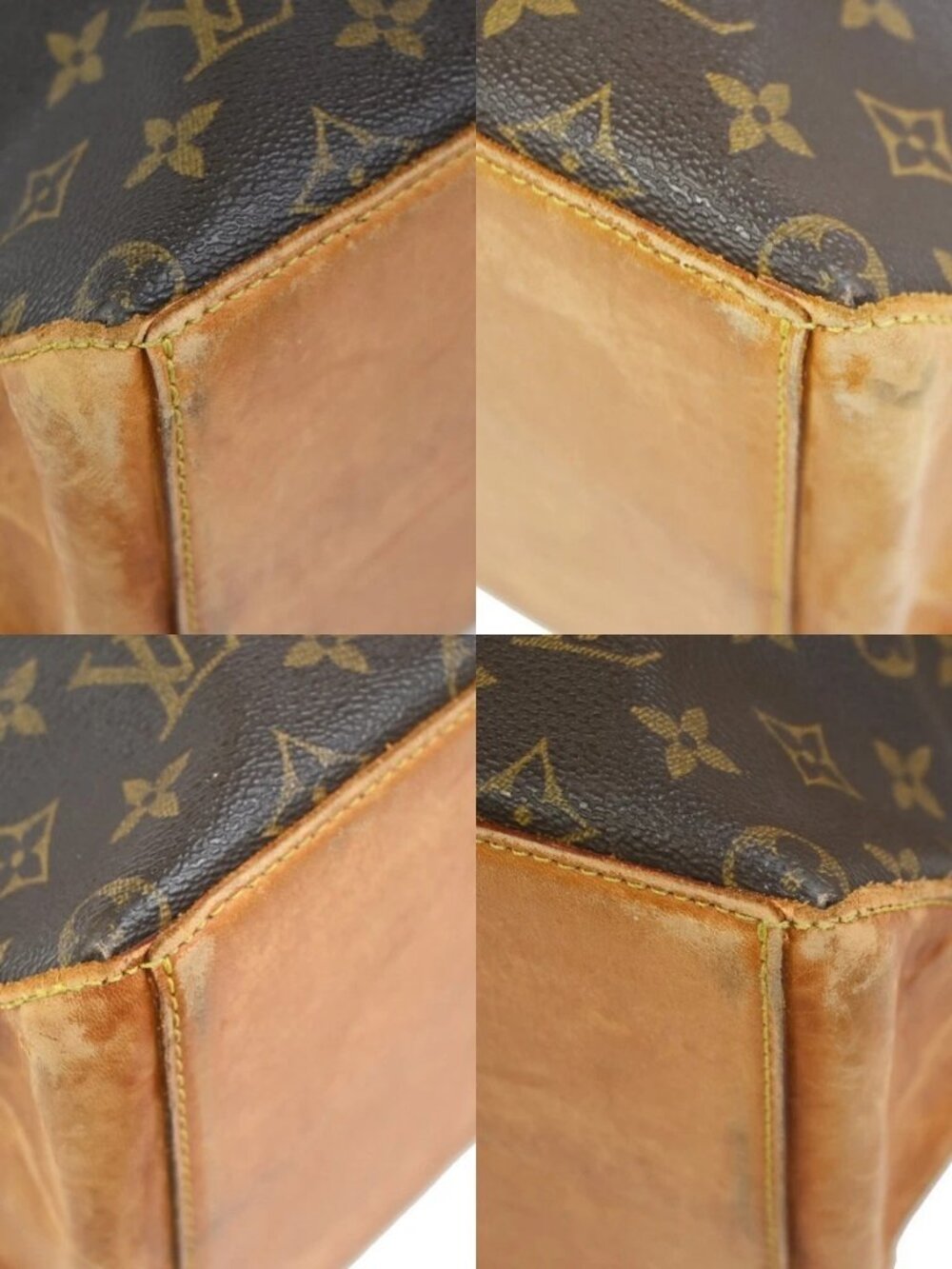 LOUIS VUITTON Cabas Mezzo Shoulder Bag Monogram Leather Brown GHW M51151 77ZA363 - Picture 15 of 15